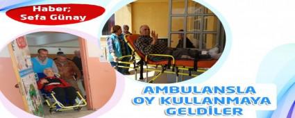 AMBULANSLA OY KULLANMAYA GELDLER