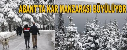 ABANT'TA KAR MANZARASI BYLYOR