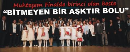Muhteem Finalde birinci olan beste BTMEYEN BR AKTIR BOLU