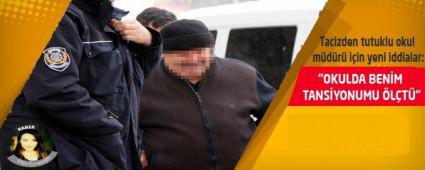 Tacizden tutuklu okul mdr iin yeni iddialar