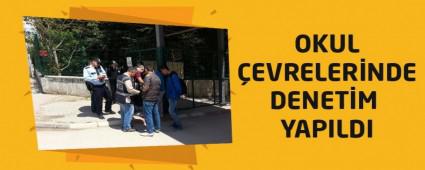 OKUL EVRELERNDE DENETM YAPILDI