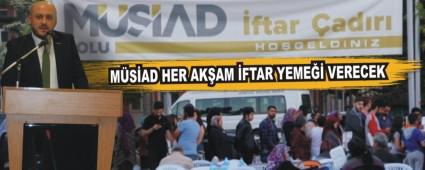 MSAD her akam iftar yemei verecek