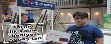 Tatilin ilk karne hediyesi Sepa'tan