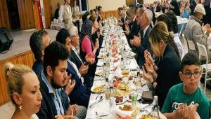 Takesti'de yzlerce kiilik iftar
