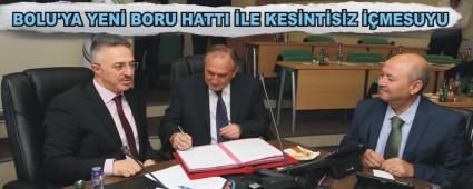 Bolu'ya yeni boru hatt ile kesintisiz imesuyu