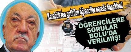 Karabk'ten getirilen renciler nerede konaklad!