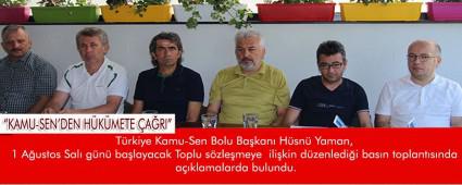 TRKYE KAMU-SEN'DEN HKMETE ARI   