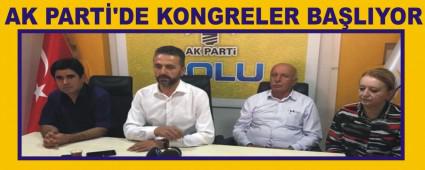 AK PART'DE KONGRELER BALIYOR