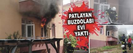 PATLAYAN BUZDOLABI EV YAKTI