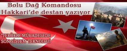 Bolu Da Komandosu Hakkari'de destan yazyor