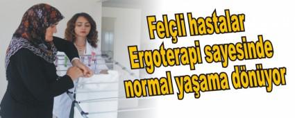 Felli hastalar Ergoterapi sayesinde normal yaama dnyor