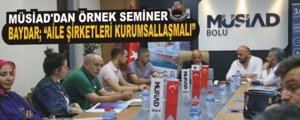 MSAD'dan rnek seminer