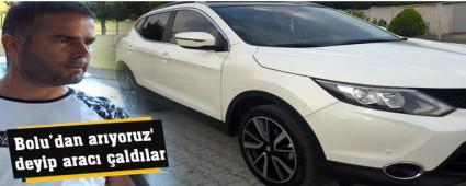 'Bolu'dan aryoruz' deyip arac aldlar