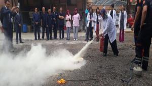 Gerede tfaiyesi'nden yangn tatbikat