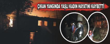 IKAN YANGINDA YALI KADIN HAYATINI KAYBETT