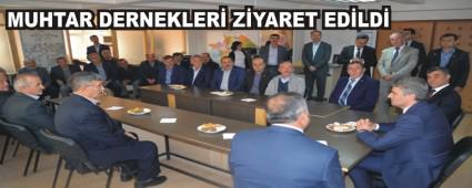 MUHTAR DERNEKLER ZYARET EDLD