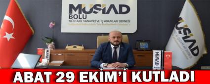 Abat 29 Ekim'i kutlad