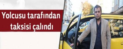 Yolcusu tarafndan taksisi alnd