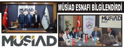 MSAD esnaf bilgilendirdi