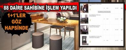 88 daire sahibine ilem yapld