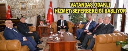VATANDA ODAKLI HZMET SEFERBERL BALIYOR
