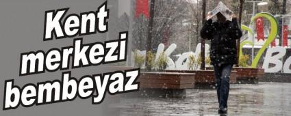 Kent merkezi bembeyaz