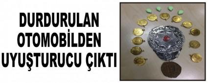 DURDURULAN OTOMOBLDEN UYUTURUCU IKTI