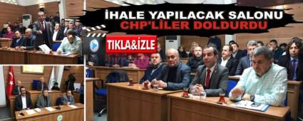 CHP'den ihale ncesi protesto