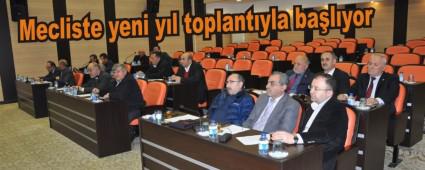 Mecliste yeni yl toplantyla balyor
