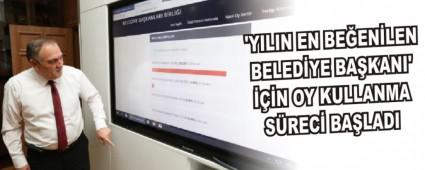 YILIN EN BEENLEN BELEDYE BAKANI' N OY KULLANMA SREC BALADI