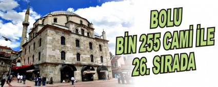 Bolu bin 255 cami ile 26. srada