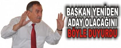 Bakan yeniden aday olacan byle duyurdu