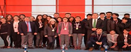 OKUL SPORLARI GENLER A TENS MSABAKALARI TAMAMLANDI