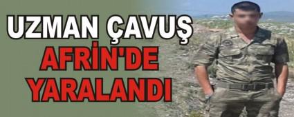 Uzman avu Afrin'de yaraland