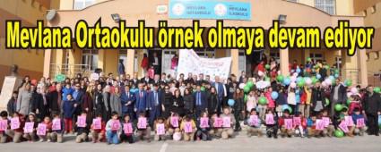 Mevlana Ortaokulu rnek olmaya devam ediyor