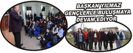 BAKAN YILMAZ GENLERLE BULUMAYA DEVAM EDYOR
