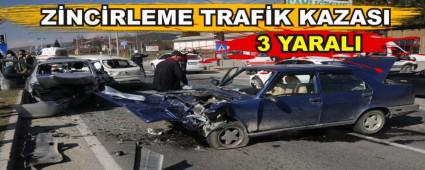 ZNCRLEME TRAFK KAZASI ; 3 YARALI