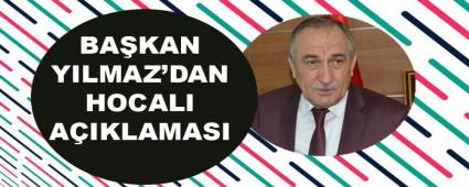 BAKAN YILMAZ\'DAN HOCALI AIKLAMASI