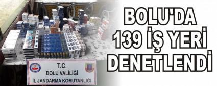 BOLU'DA 139  YER DENETLEND