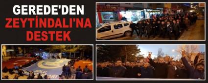 GEREDE'DEN ZEYTNDALI'NA DESTEK