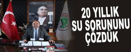 20 YILLIK SU SORUNUNU ZDK