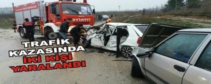 TRAFK KAZASINDA K K YARALANDI