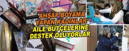 AHAP BOYAMA YAPAN KADINLAR ALE BTELERNE DESTEK OLUYORLAR