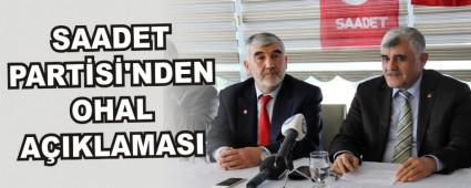 SAADET PARTS'NDEN OHAL AIKLAMASI