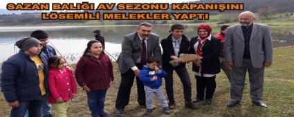 SAZAN BALII AV SEZONU KAPANIINI LSEML MELEKLER YAPTI