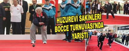 HUZUREV SAKNLER BOCCE TURNUVASI'NDA YARITI