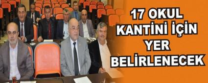 17 OKUL KANTN N YER BELRLENECEK