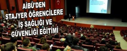 AB'DEN STAJYER RENCLERE  SALII VE GVENL ETM