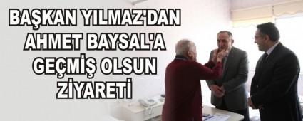 BAKAN YILMAZ'DAN AHMET BAYSAL'A GEM OLSUN ZYARET