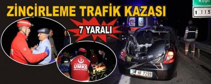 ZNCRLEME TRAFK KAZASI: 7 YARALI
